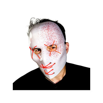 Slasher Blood Spray Mask Light Up maska ​​pre dospelých